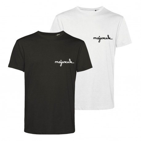 1 marquage côté cœur blanc ou noir + 1 t-shirt